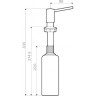 Дозатор OMOIKIRI OM-02-PVD-GM 4995006